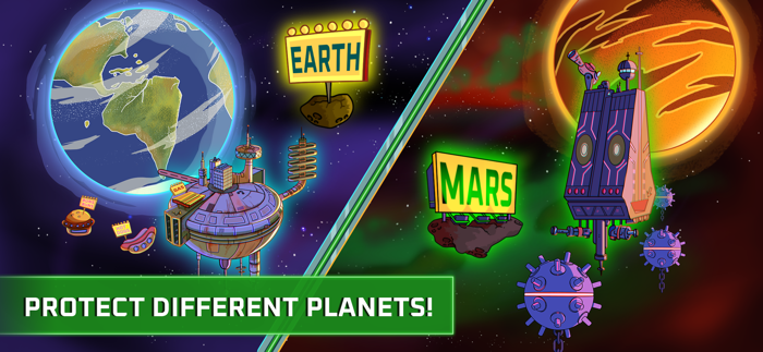 Space Papers Planets Border