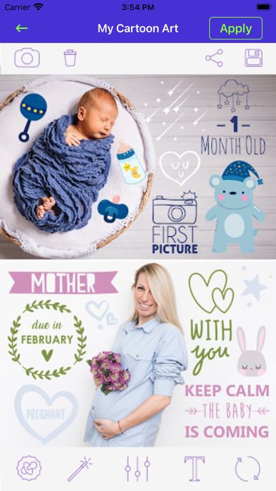 Baby Born Photo & Video Editor Screenshot