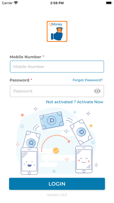 QMoney - Customer Screenshot