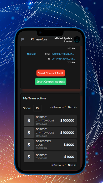 ProfiXone Capital Screenshot