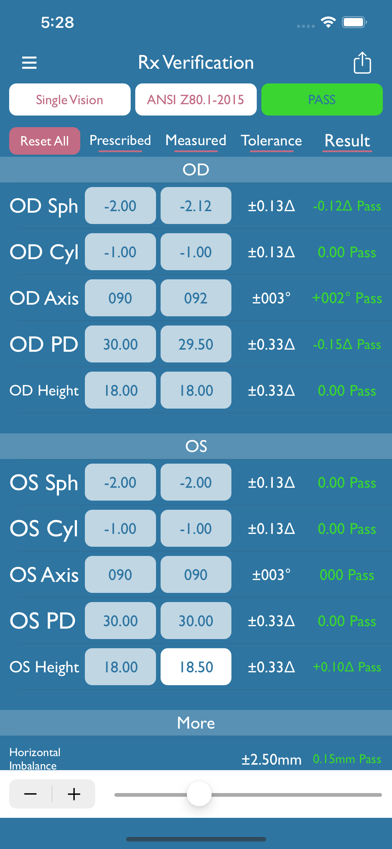 Rx Verification for ECPs