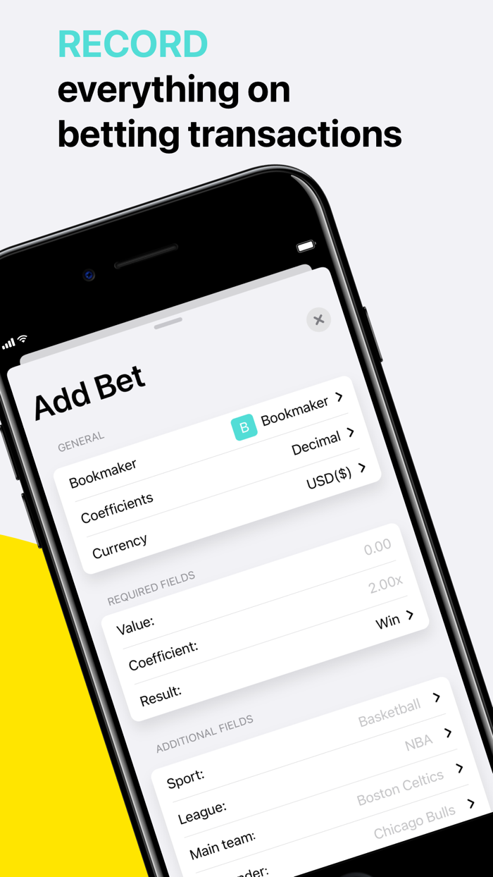 Fisbee - Betting statistics