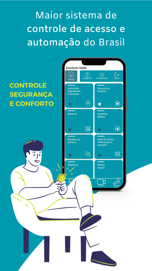 #1. APP SIAM (iOS) 由: SIAM INDUSTRIA DE AUTOMACAO E MONITORAMENTO LTDA.