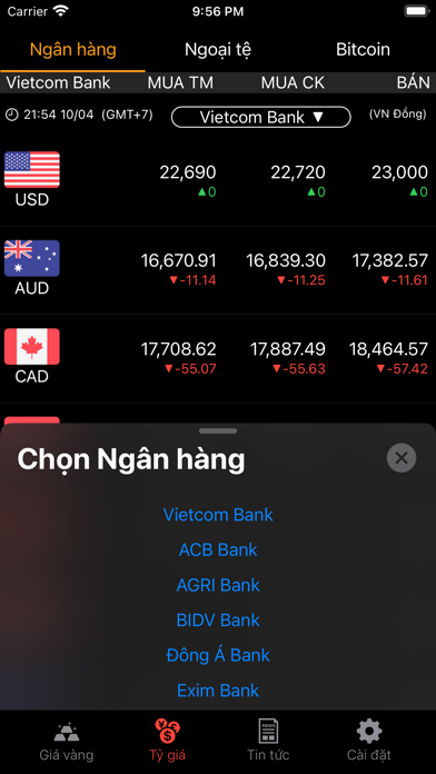 Gia Vang VN Screenshot