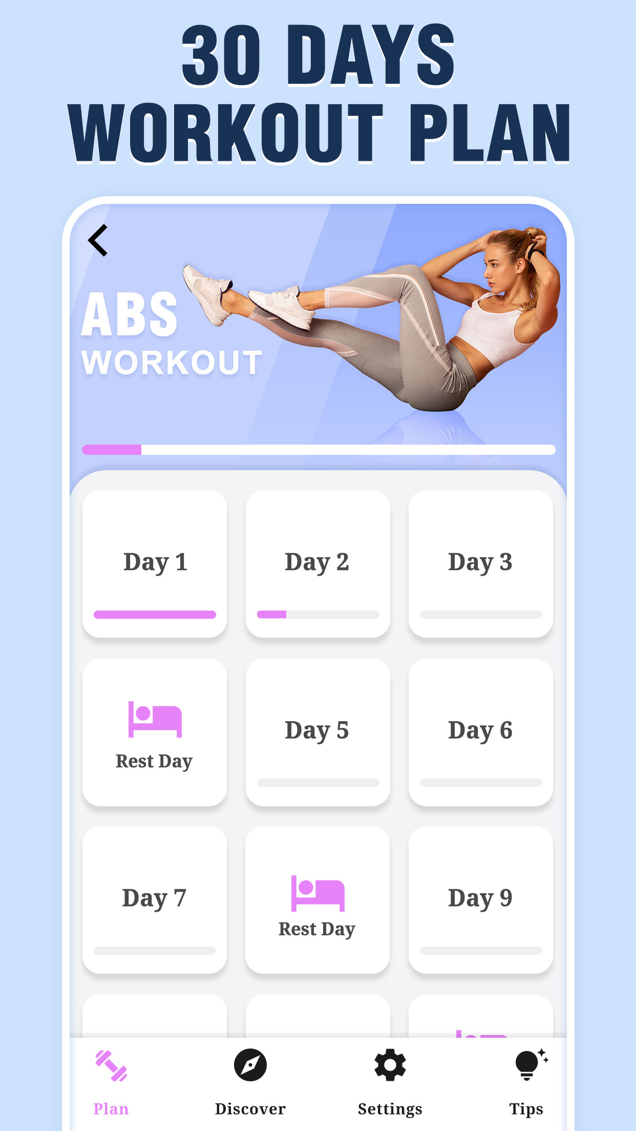 ABS Workout for Women, Fitness