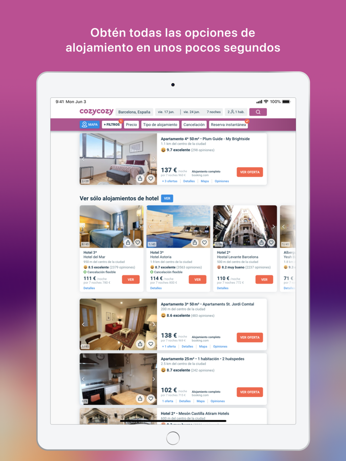 Cozycozy Compara alojamientos