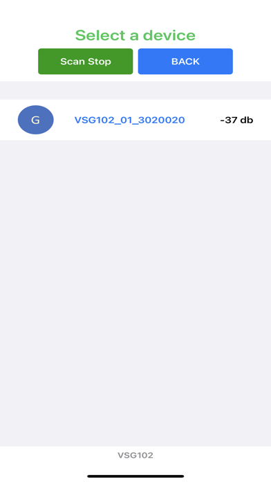 VSG102 Update Screenshot