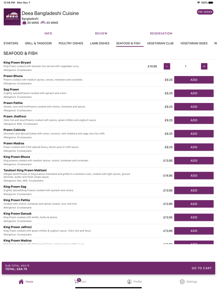 Deea Bangladeshi Cuisine