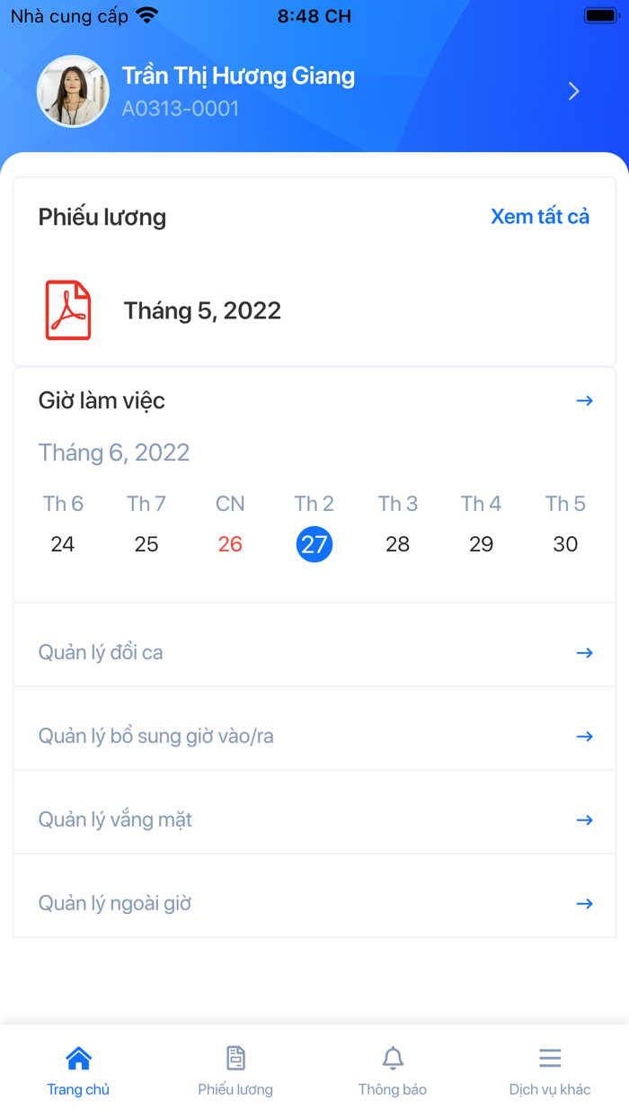 HRServices Mobile Solution
