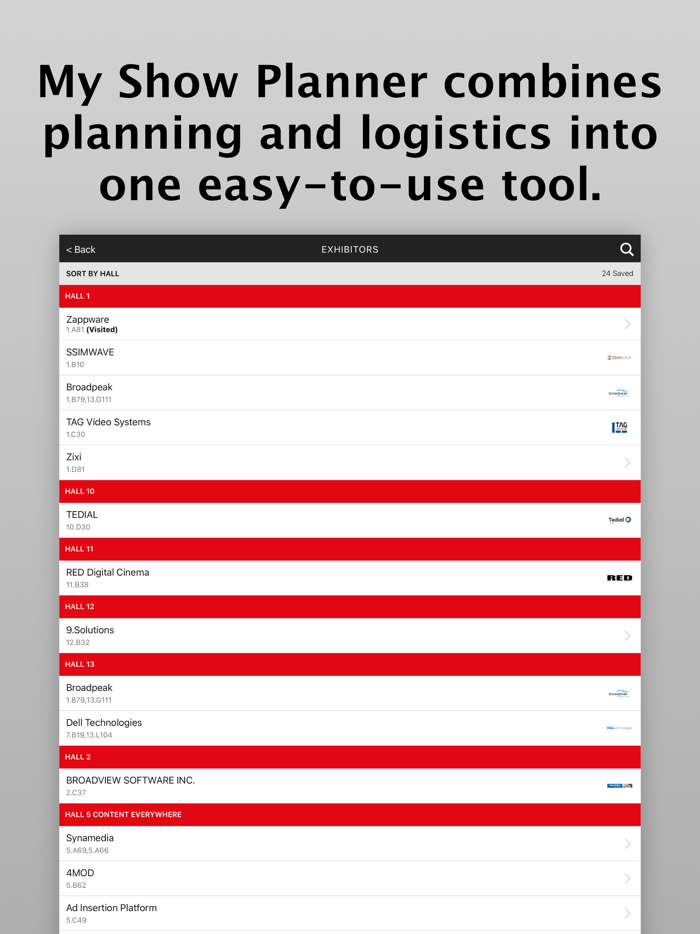 IBC2022 Official Event App