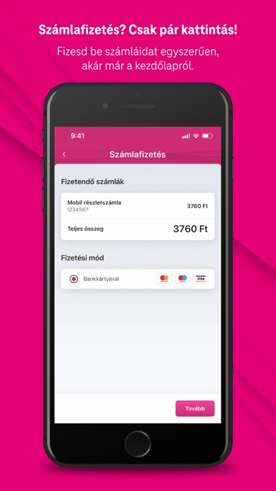 Telekom alkalmazás screenshot 2