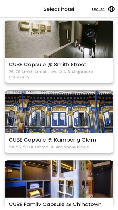 Cube Boutique Capsule Hotel Screenshot