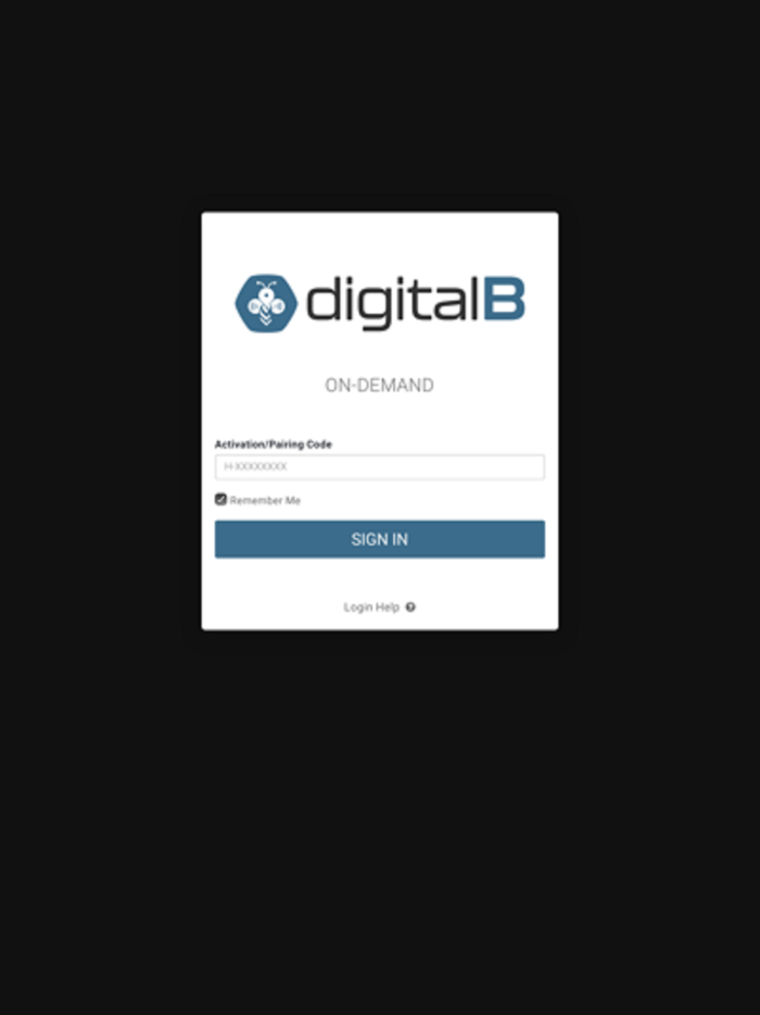 DigitalB On Demand App