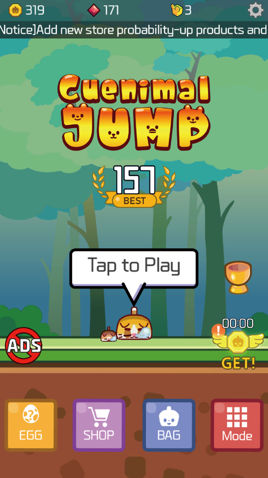 #1. Cuenimal Jump - Jumping Game (iOS) 게시자: Tae-gyu Kim