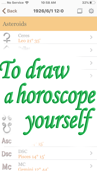 assistance JIKU 2 - horoscope Screenshot