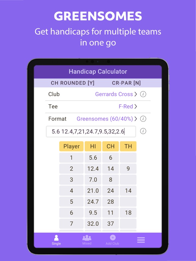 WHS Handicap Calculator on the App Store