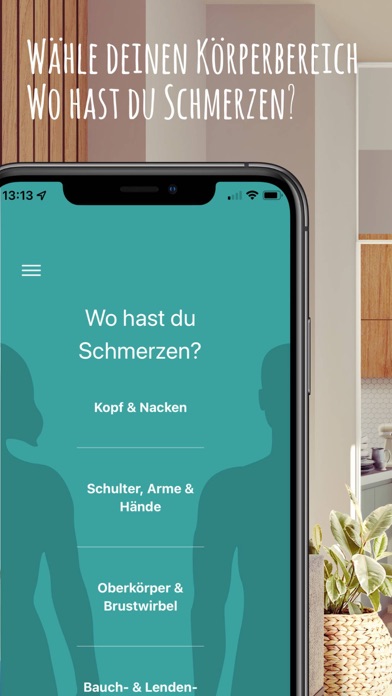 Schmerzen lindern mit Yoga Screenshot