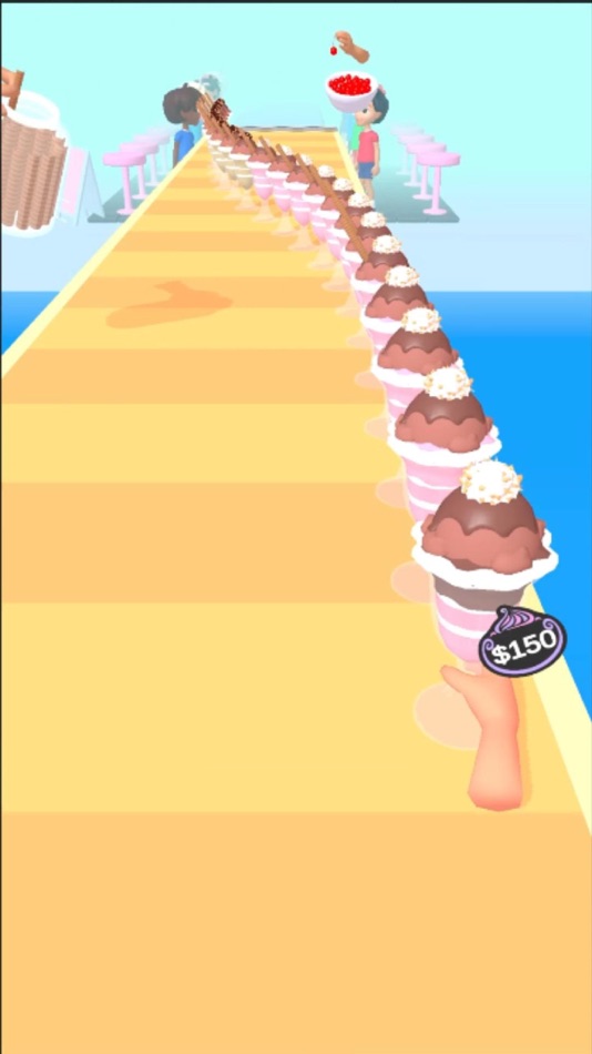 #6. Icecream Stack - build sundae (iOS) Podle: Kwan Shum
