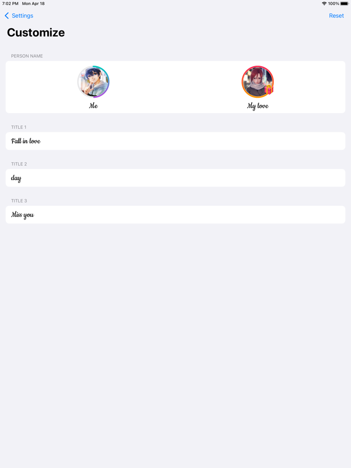 Couples Day - Count Love Days