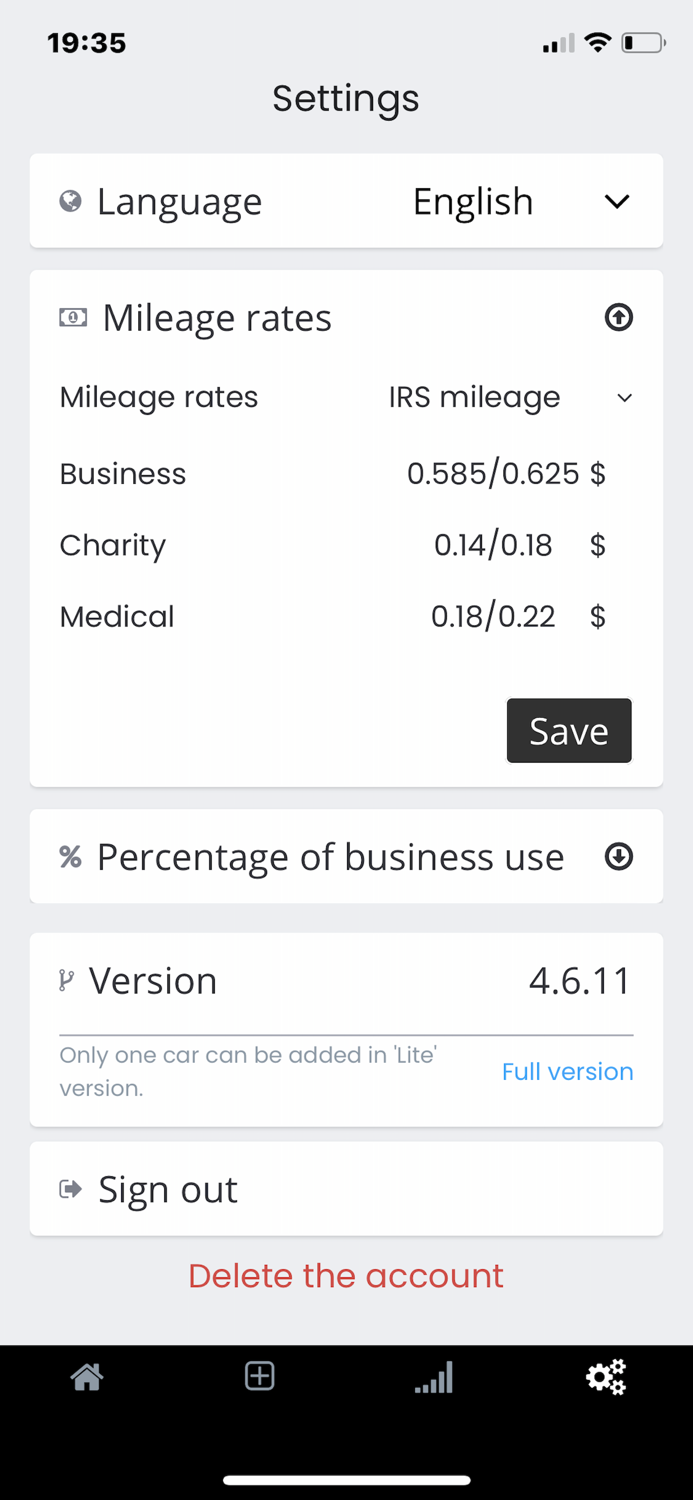 Car expenses tracker
