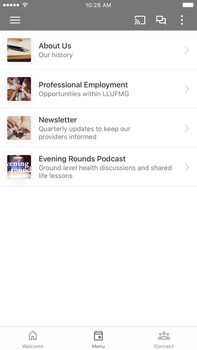 LLU Faculty Medical Group Screenshot