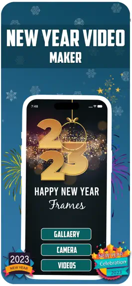 Game screenshot New Year Video Maker 2023 mod apk