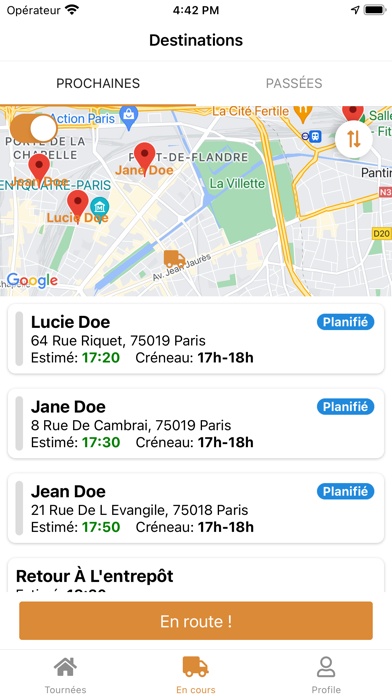 Klareo Delivery Screenshot