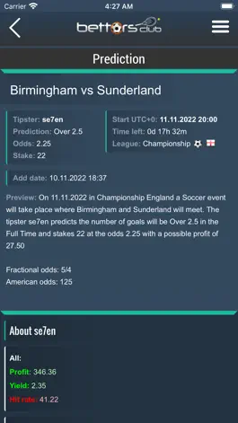 Game screenshot Bettors Club - Betting Tips apk