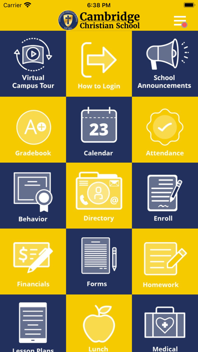 Cambridge Christian School Screenshot