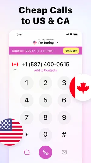 2nd • Second Line Phone Number screenshot 2