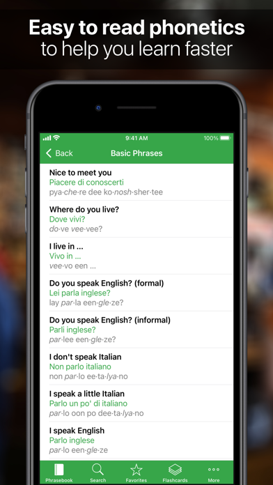 Screenshot #2 pour SpeakEasy Italian Pro