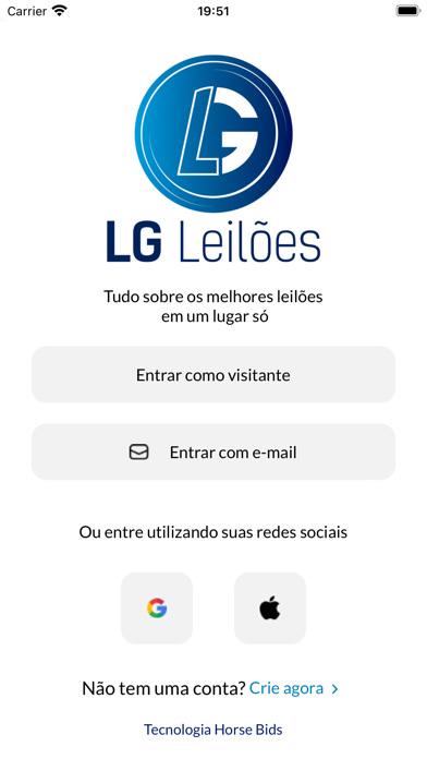 LG Leilões Screenshot