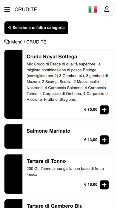 La Bottega del Pesce Screenshot