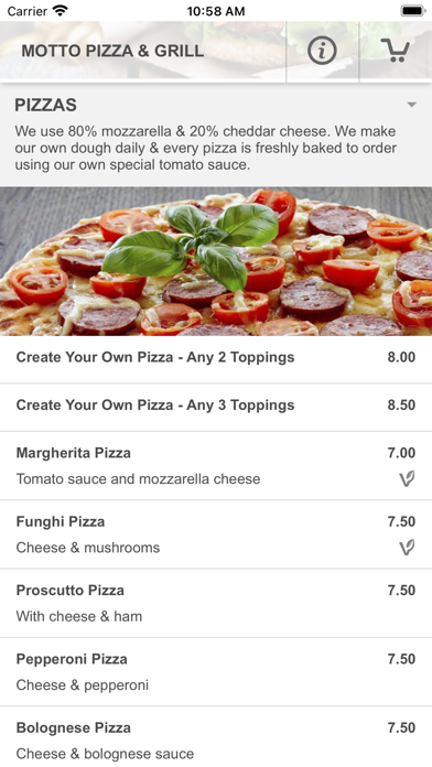 Motto Pizza - Pocklington Screenshot