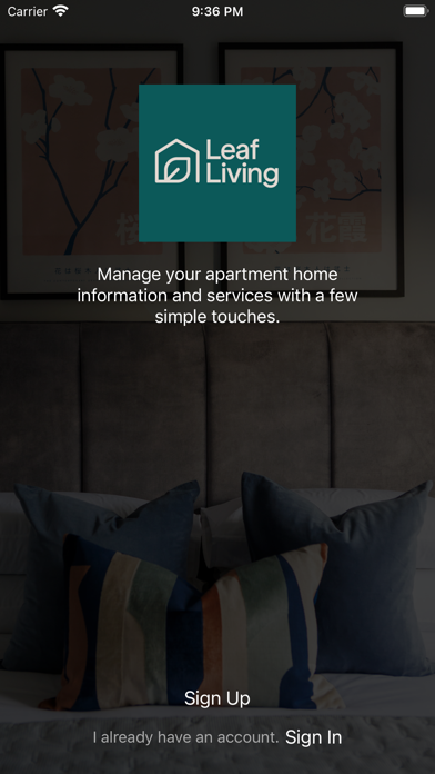 Leaf Living Resident App Screenshot