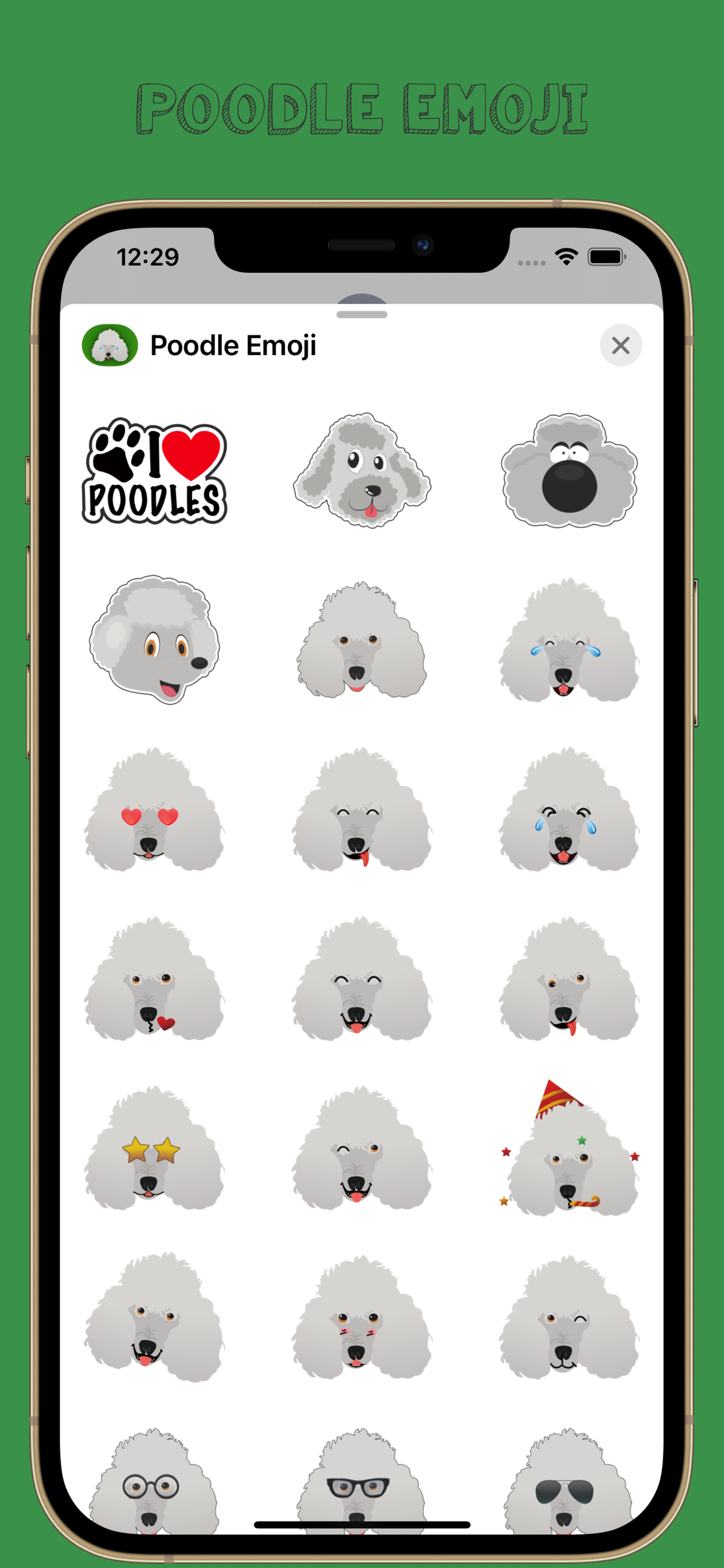 Poodle Emoji