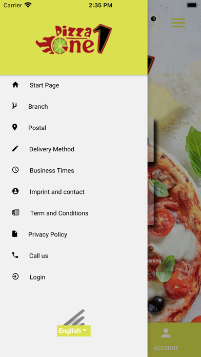 Pizza One Herne Screenshot