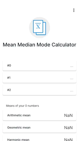 Game screenshot Mean Median Mode Calculator mod apk