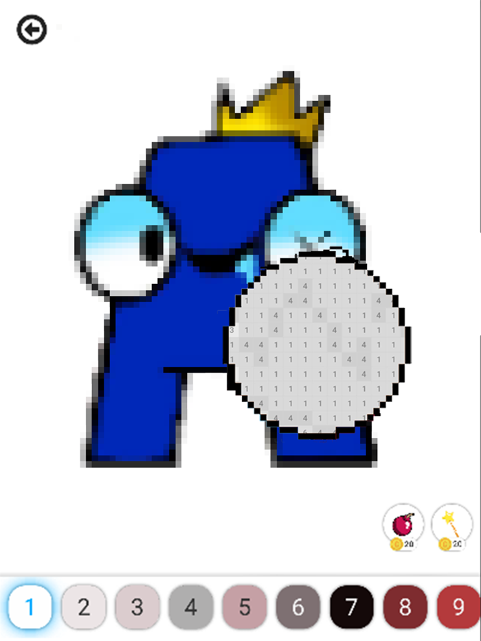 Alphabet Lores Pixel Art Color