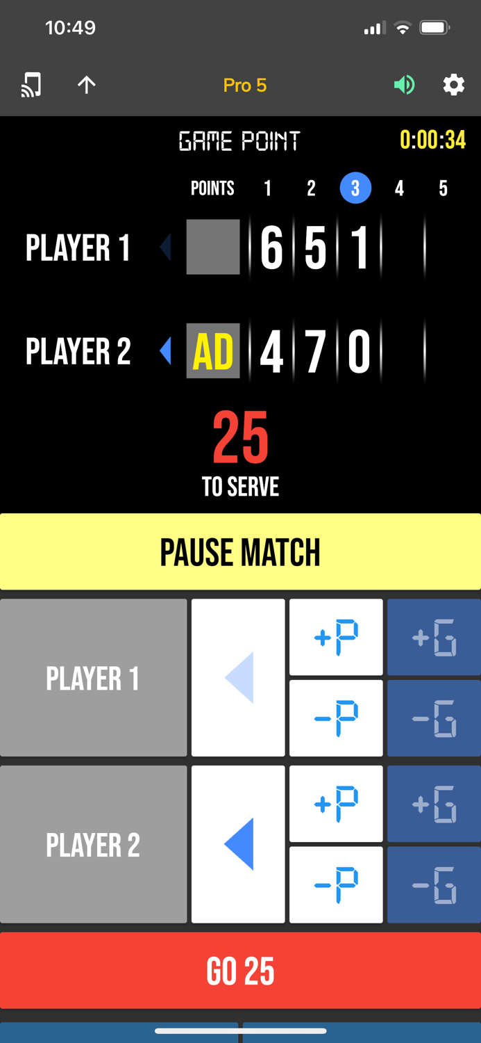 BT Tennis Controller