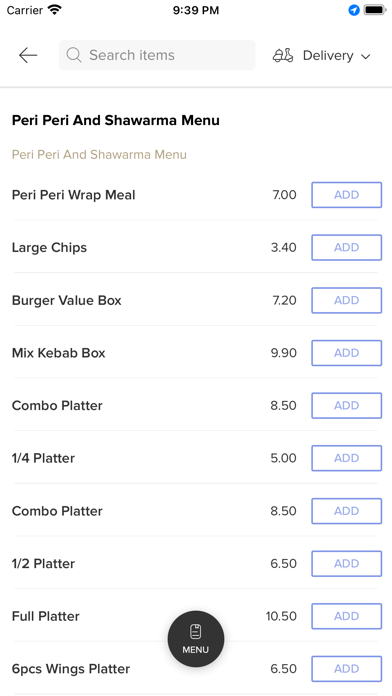 Peri Peri And Shawarma Screenshot
