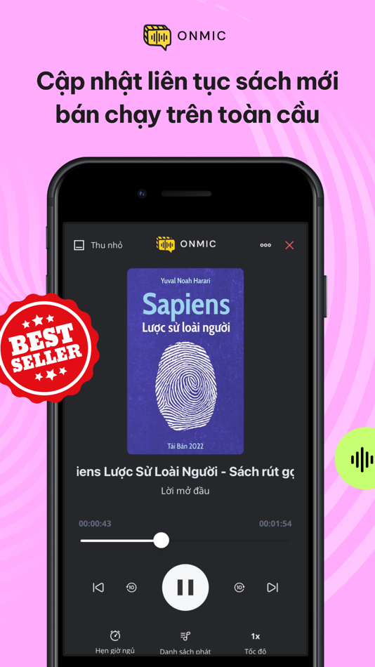 #4. OnMic: Audiobook & Podcast (iOS) By: ONMIC TECHNOLOGY PTE. LTD