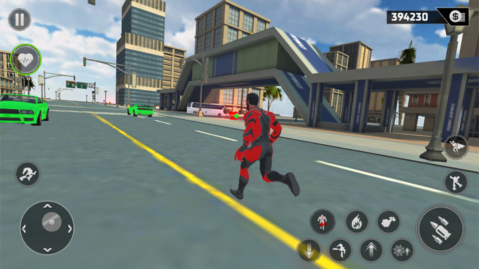 Flying Spider Rope Hero