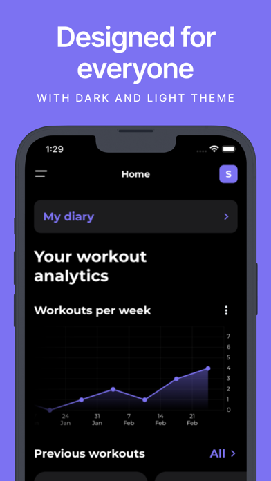 Fit Journal: Gym Workout Log Screenshot