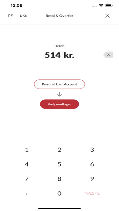 Stadil Sparekasse Mobilbank Screenshot