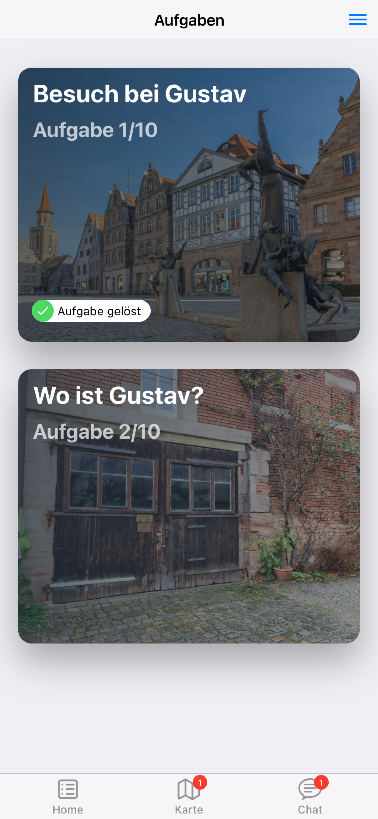 Wo ist Gustav?