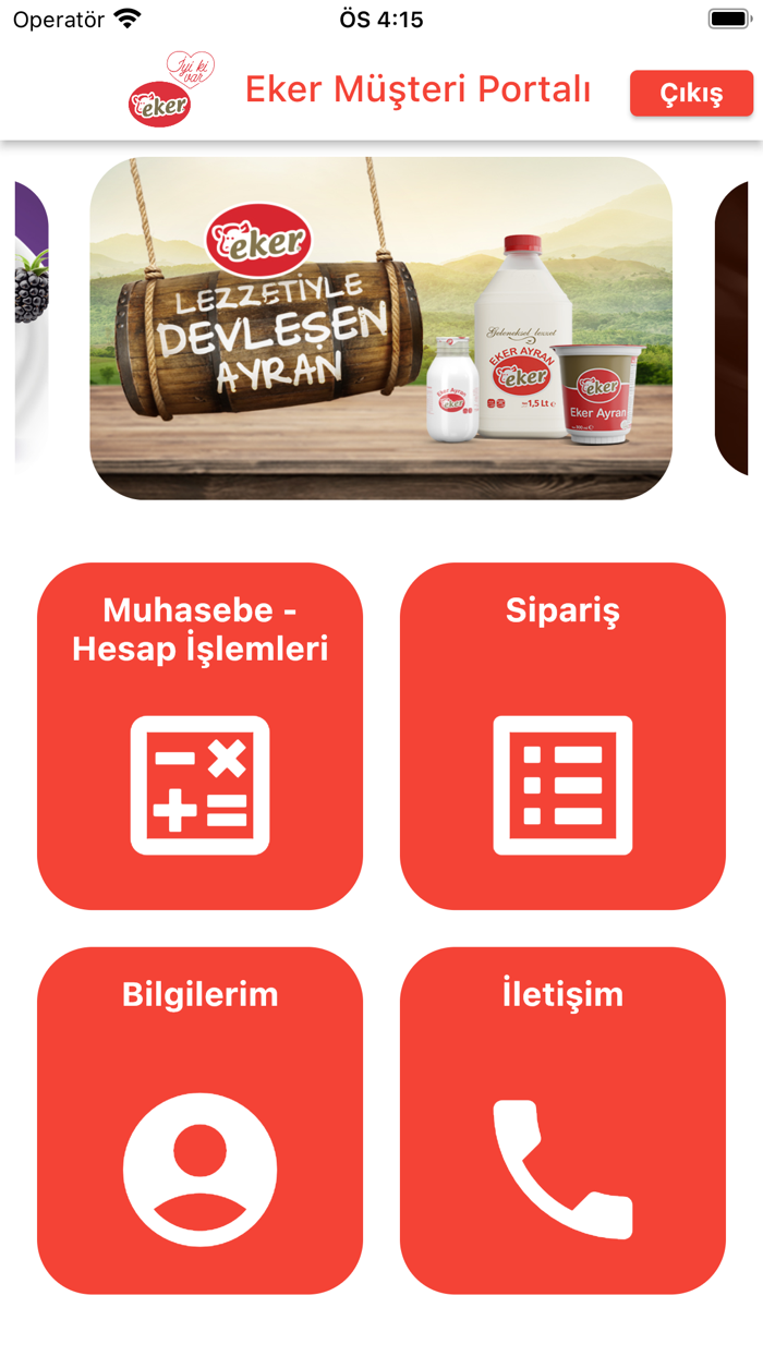 Eker Müşteri Portalı
