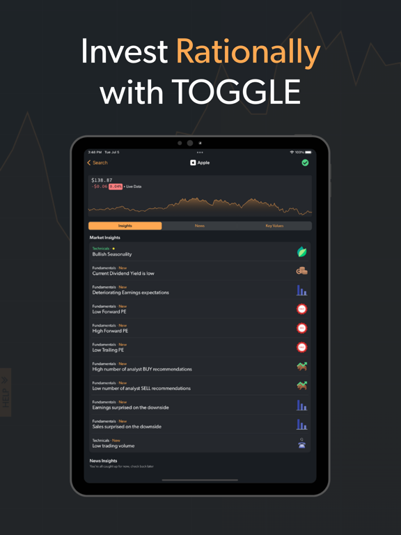 Screenshot #6 pour TOGGLE: Informed Investing