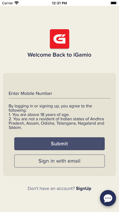 iGamio Screenshot