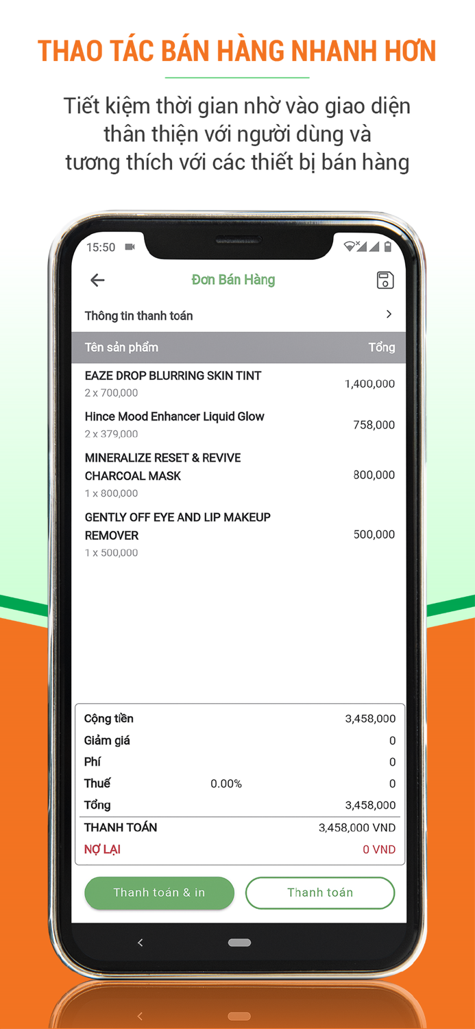 Quản lý bán hàng Viethas